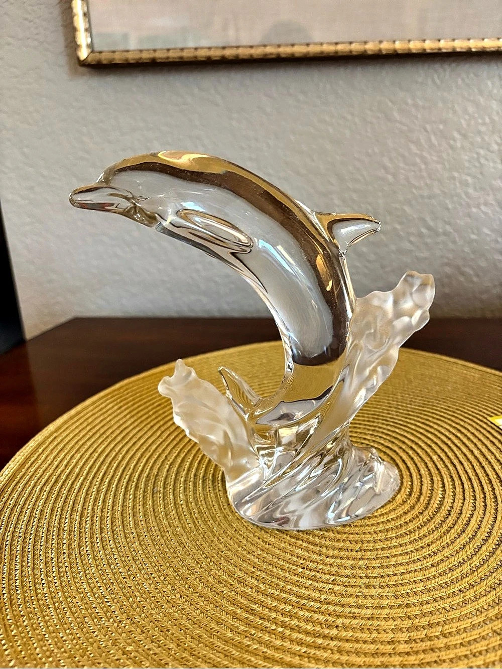 Lenox The Majestic Dolphin Crystal Dolphin Sculpture